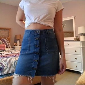 Classic Jean Mini Skirt
